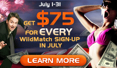 Get $75 for EVERY WildMatch sign-up in June