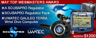 Scuba Pro Regulator, Scuba Pro Regulator Pack, and UWATEC GALILEO TERRA Wrist Dive Computer