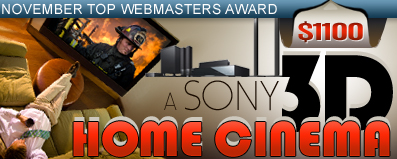 A Sony 3D Home Cinema worth $1100