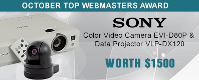 SONY Color Video Camera EVI-D80P and Data Projector VLP-DX120