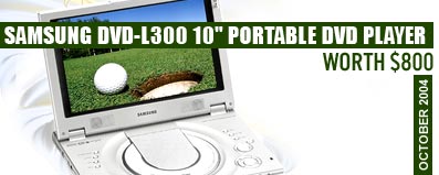 Samsung DVD-L300 10 Portable DVD Player