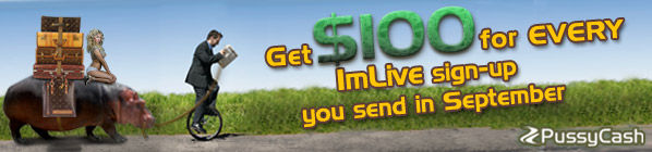 GET $100 FOR EVERY IMLIVE SIGN-UP
