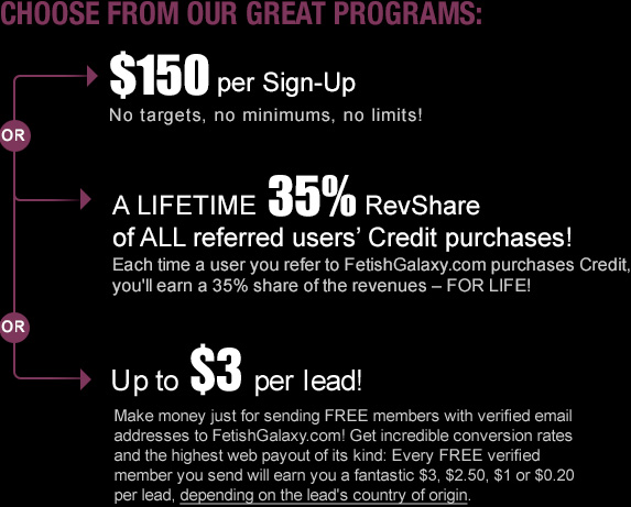 $150 Per Sign-up or Lifetime 35% RevShare!