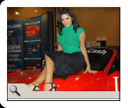 Sunny Leone � and no, she doesn't come with the car