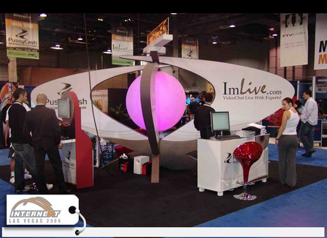 The PussyCash booth at Internext 2006