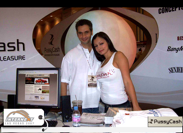 Adam and Aria Giovanni in the PussyCash booth