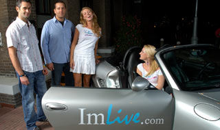 Alessandro, Adam and ImLive Hosts